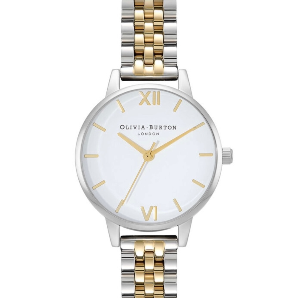 NWT Olivia Burton London 30mm Gold and Silver Watch